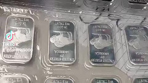 SILVER BARS FROM PROVIDENT METALS.