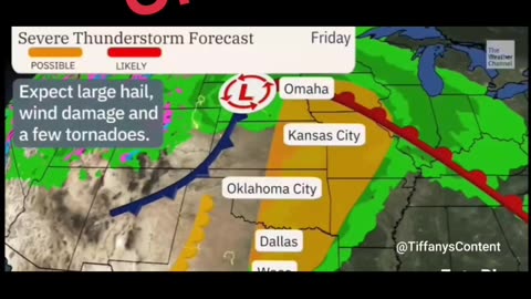 URGENT: Severe Storms +Multiple Rounds Of Hail, Wind Damage, Tornadoes, Central & Midwest this Week!