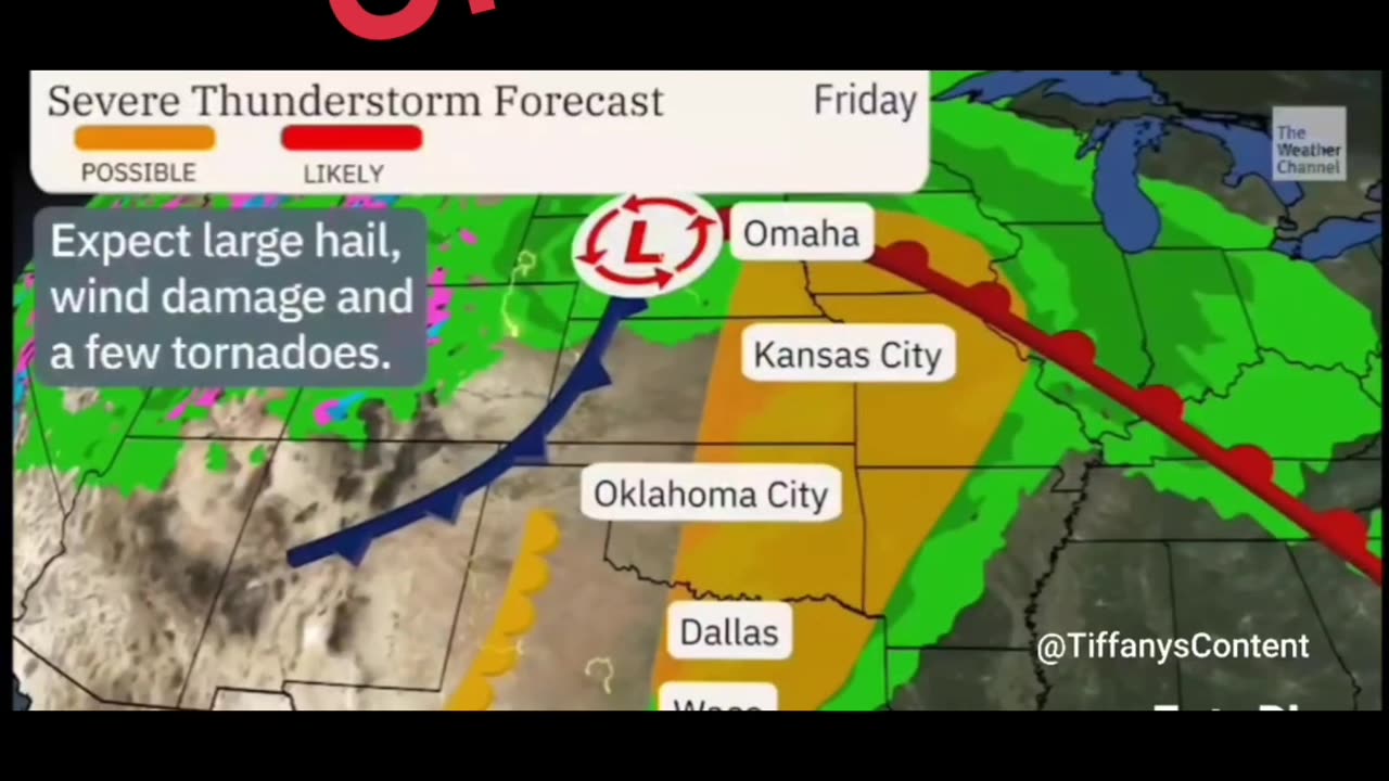 URGENT: Severe Storms +Multiple Rounds Of Hail, Wind Damage, Tornadoes, Central & Midwest this Week!