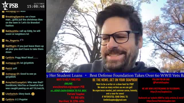 2021-12-07 15:00 EST - The Common Sense Show: with Derek & Janet