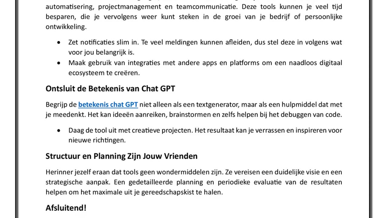 Top Tips voor het Succesvol Inzetten van AI Tools