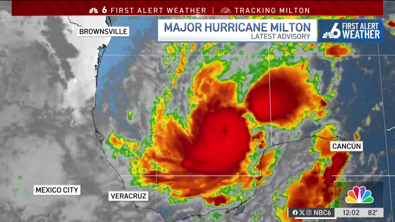 Weatherman Breaks Down Crying Talking About Hurricane Milton