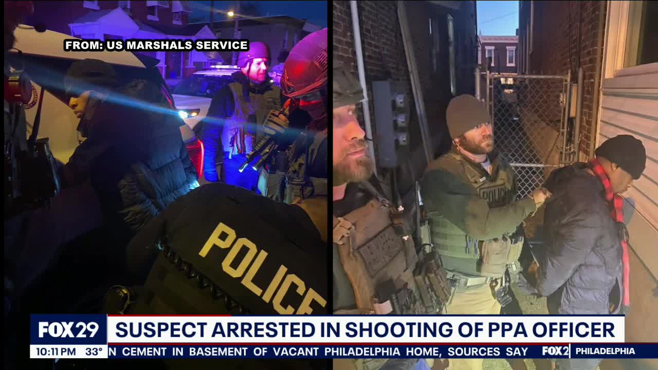 Suspect arrested in shootings of PPA officer, NYC gas station employee