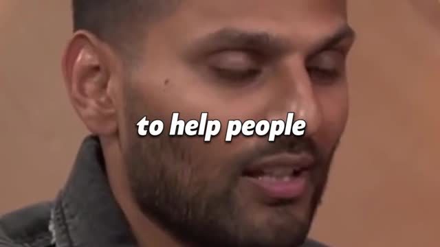 We're born to help people and if we can't help them, let's at least not hurt them