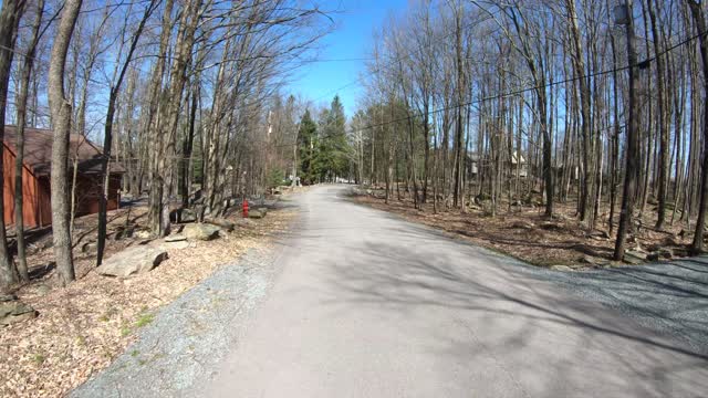 Driving Around Thru 04-23-2022 HideOut Hide Out Lake Ariel Wayne County PA Pennsylvania 4K Back (3)