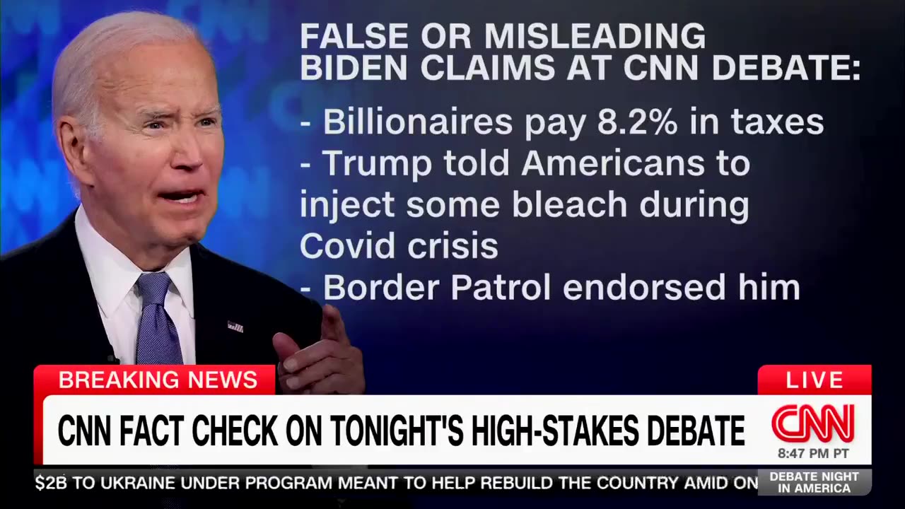 CNN FACT CHECKS BIDEN!