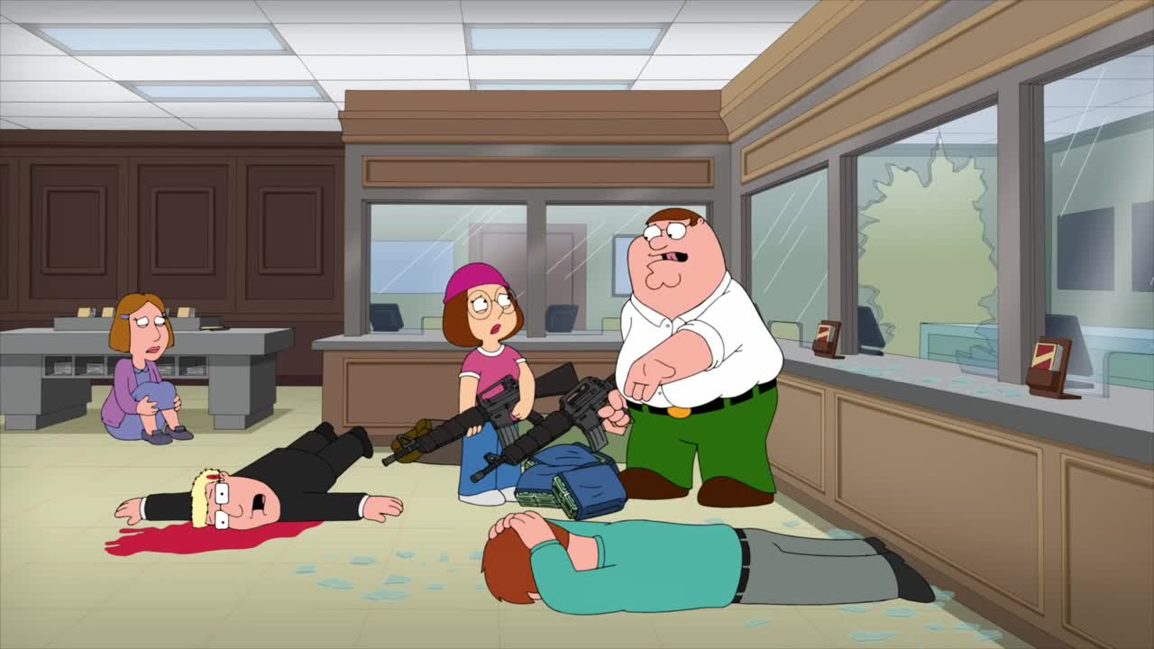 Family Guy - Peter Robs a Bank