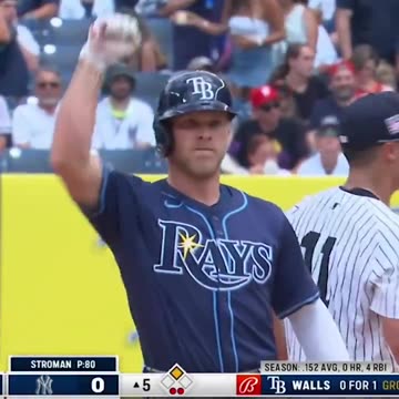 WATCH: Tampa Bay Rays' Taylor Walls does Trump-themed celebration