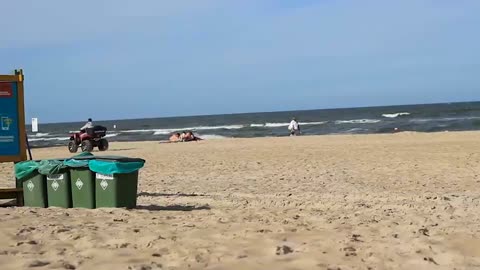 Quad Bike At The Beach