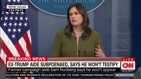 CNN hack Jim Acosta whines to Sarah Sanders.