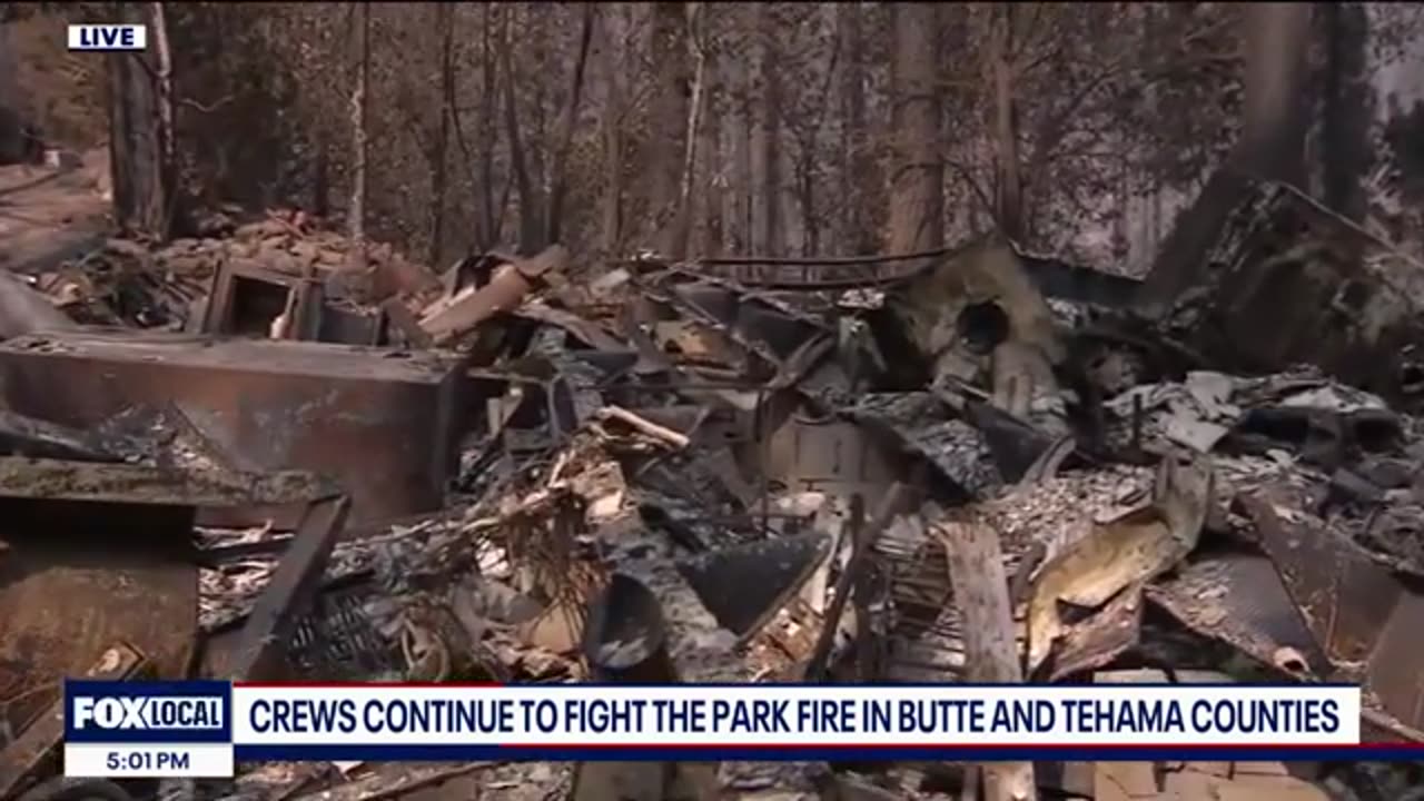 CALIFORNIA Park Fire leaves charred rubble, destruction in its wake KTVU San Francisco