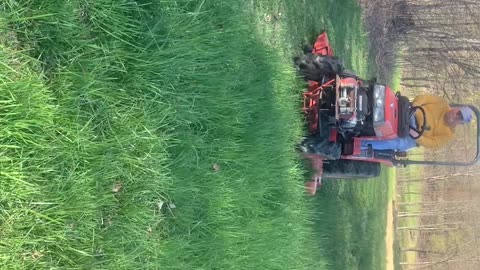 Kubota 7510 Mowing