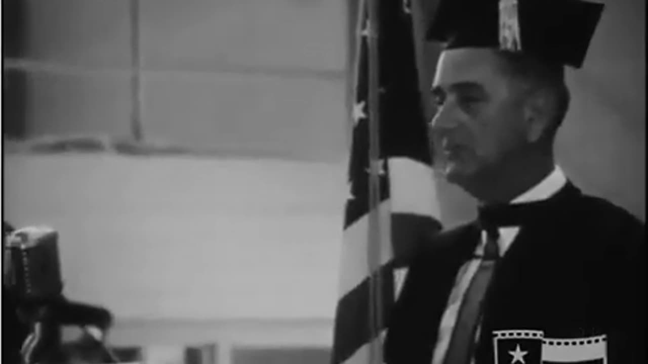 LBJ Predicts Weather Control by Cloud Layer and Satellite 1962