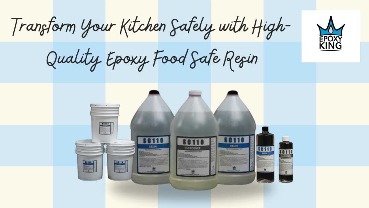 Transform Your Kitchen Safely with High-Quality Epoxy Food Safe Resin