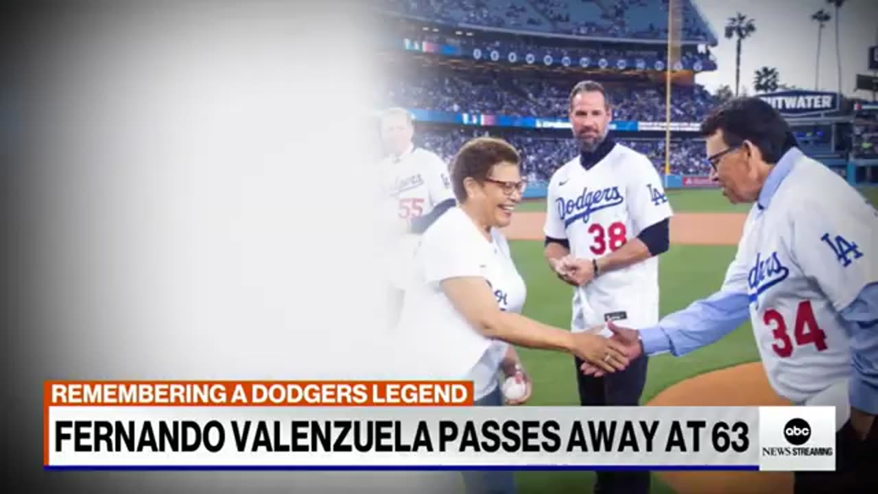 Former LA Dodgers pitcher Fernando Valenzuela dies at 63