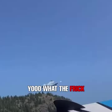 Plane flies WAY too low...