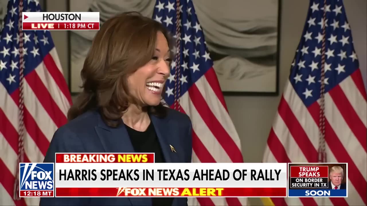 Harris speaks ahead of TX campaign rally