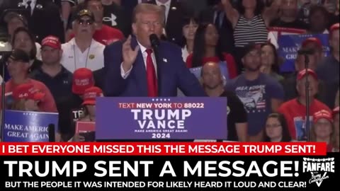 Trump Is Sending Out 'Messages' To Those Who Know...!