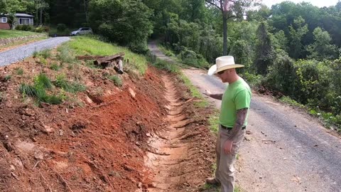 Old retaining wall removal