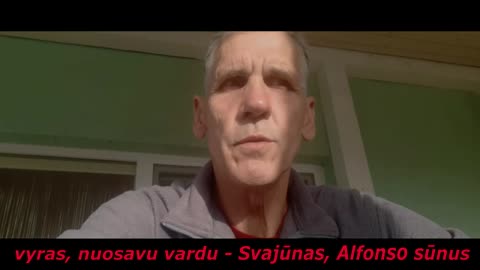 Vyro, nuosavu vardu - Svajūnas, Alfonso sūnaus pakartotinis laisvos valios išreiškimas - priminimas