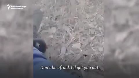 'Dad, please don't die!': A harrowing video has emerged from Ukraine