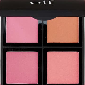 e.l.f. Cosmetics Powder Blush Palette, Four Blush Shades for Beautiful