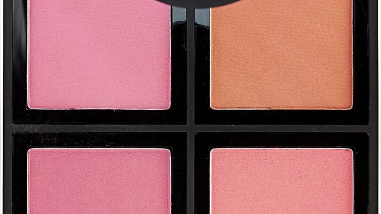 e.l.f. Cosmetics Powder Blush Palette, Four Blush Shades for Beautiful