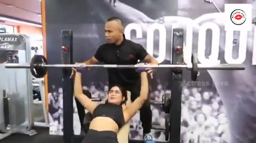 Actress Nusrat Faria Latest Workout And New Yoga Video At Gym.Nusrat Faria New Video 2022.