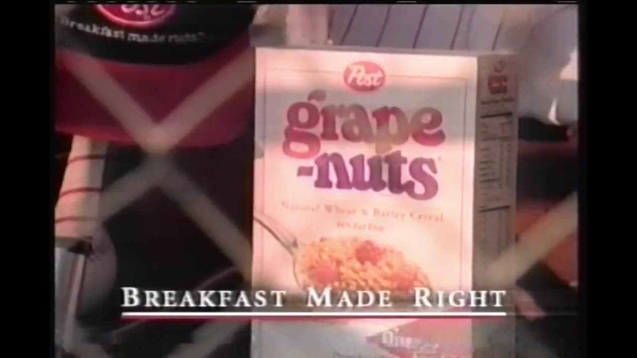 Post Grape Nuts Cereal Commercial (1997)