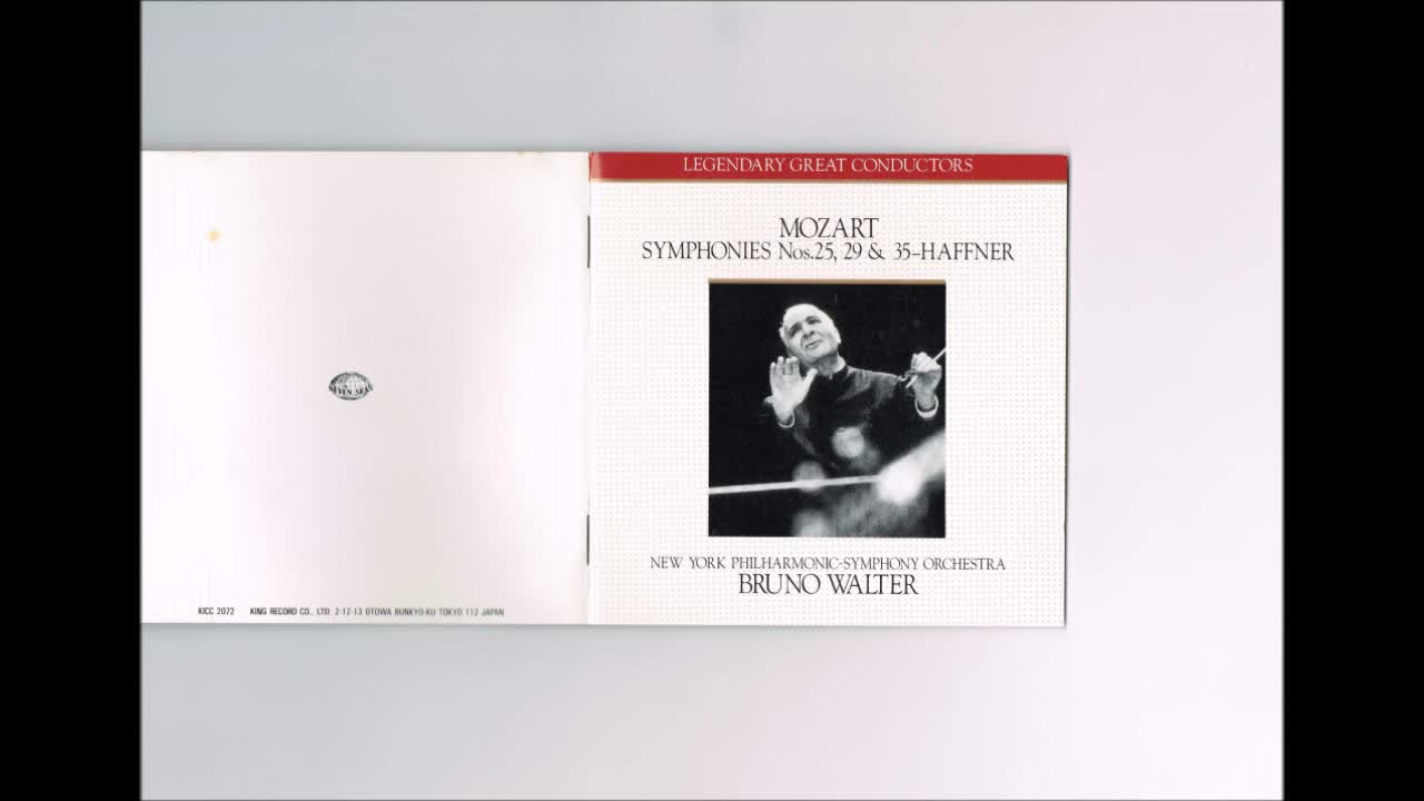 Mozart - Symphony No.25 Walter NYP live