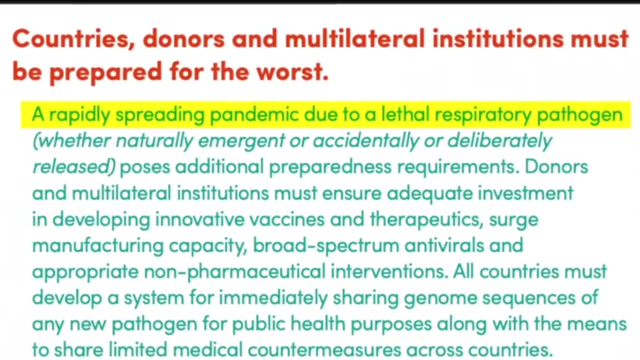 💥MUST-SHARE💥 THE PLAN - WHO plans for 10 years of pandemics, from 2020 to 2030