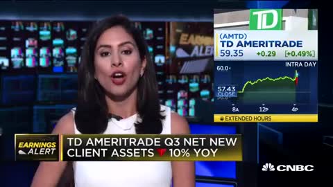 TD Ameritrade volatile following earnings