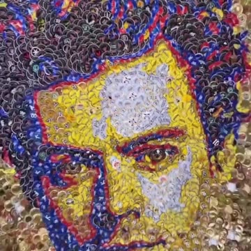 Bottle cap art