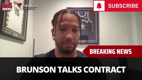 Jalen Brunson Talks About Contract Extension With Knicks