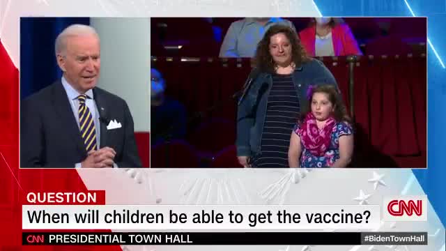 Joe Biden Lies to Child about the Coronavirus at CNN Town Hall