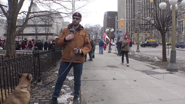 Interview with Luke the Medic @ Ottawa Freedom Rally - on March 26, 2022