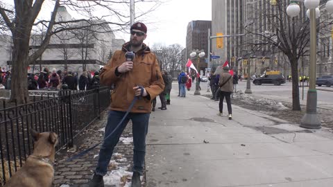 Interview with Luke the Medic @ Ottawa Freedom Rally - on March 26, 2022