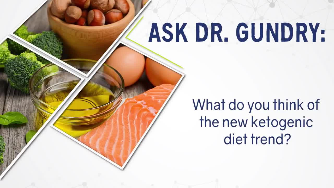 Ask Dr. Gundry: What do you think of the new ketogenic diet trend?