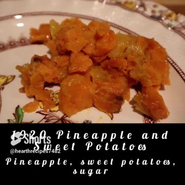 1920 Lunch Menu: Orange Bread, Vegetable Soup, Roast Pork...