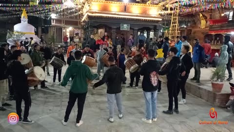 Dhime Baja, Nheega Jatra, Panga, Kirtipur, Kathmandu, 2080, Day 1, Part II