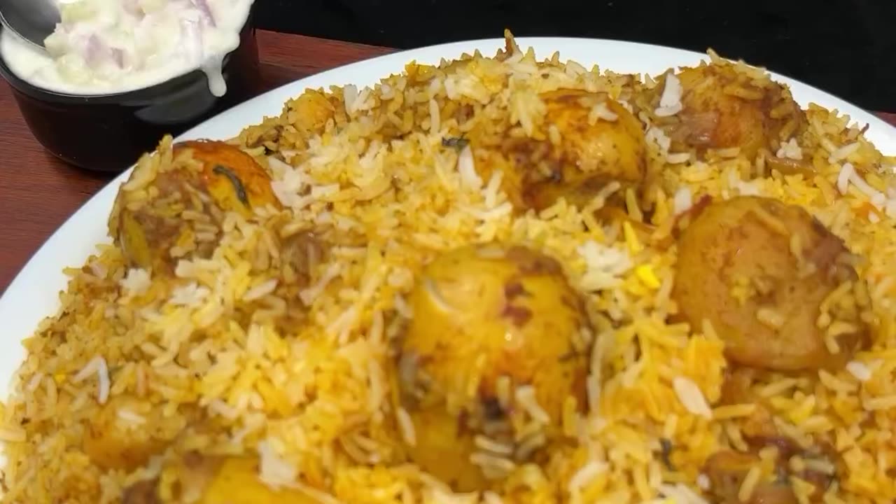 Egg Biryani recipe with ASMR Cooking sound recipe with ASMR Style 👍😊