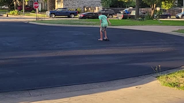 Rhett's First Day on Skateboard