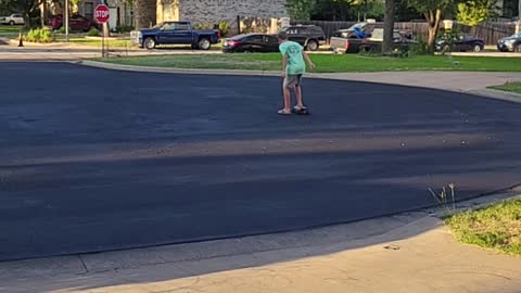 Rhett's First Day on Skateboard