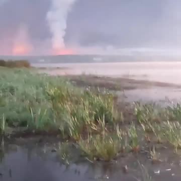 Footage of the Russian ammunition depot that Ukraine attacked. Toropets, Tver region