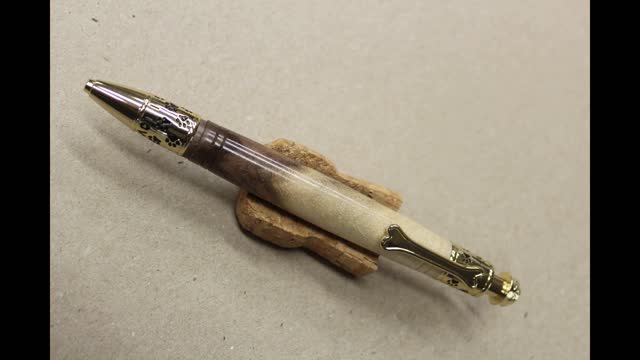 Jillian and Stacy's Paw Print Turned Pen