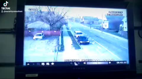 Detroit auto wreck