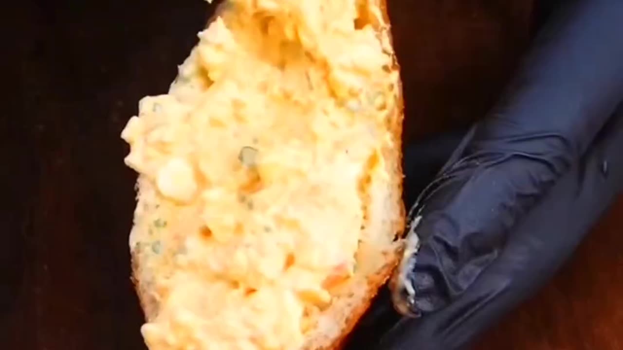Simple way to prepare fried bread sandwich