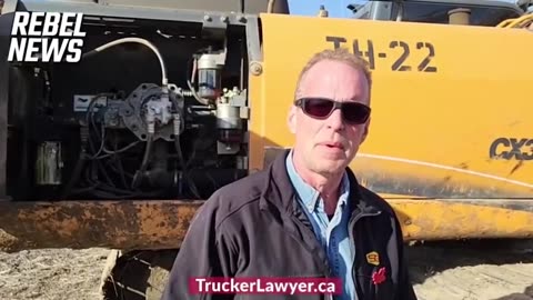2022, Police sabotage heavy equipment at Coutts