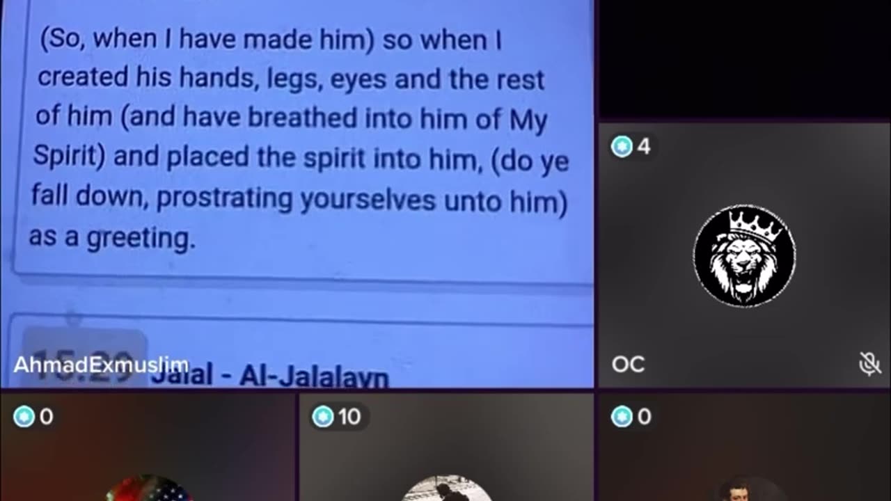 allah is created not creator