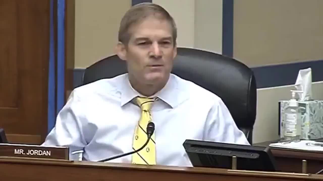 Jim Jordan - They wanted Chaos